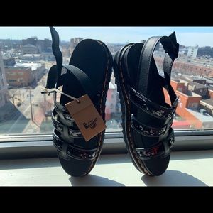 Sequin Dr. Marten Sandals